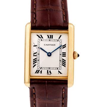 Used Cartier Tank 1140 18k 23mm Quartz watch 